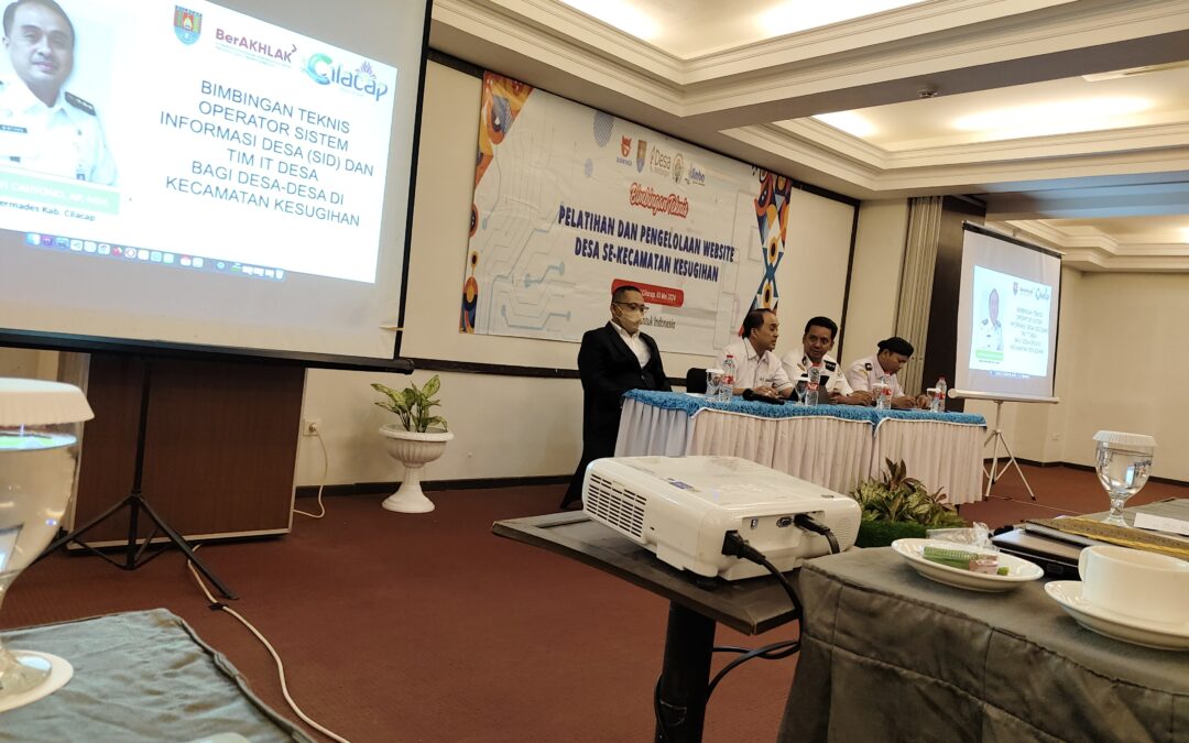 PELATIHAN DAN PENGELOLAAN WEBSITE DESA SE-KECAMATAN KESUGIHAN